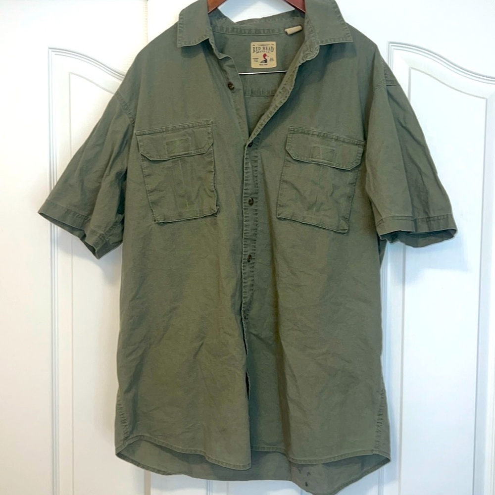 Vintage Red Head Brand Co. Men's Fishing Camping Outdoors Field Tested Shirt -XL
